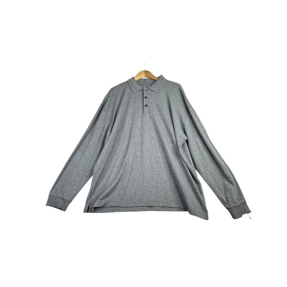 Callaway Golf Long Sleeve Two Button Polo size‎ XL Men Gray